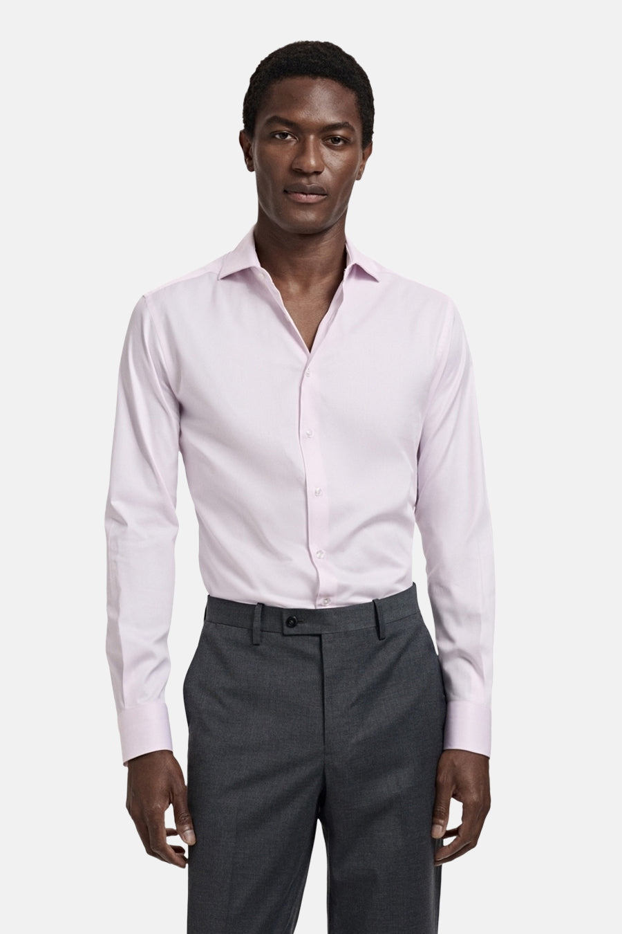 Chemise à manches longues - rose - MANGO