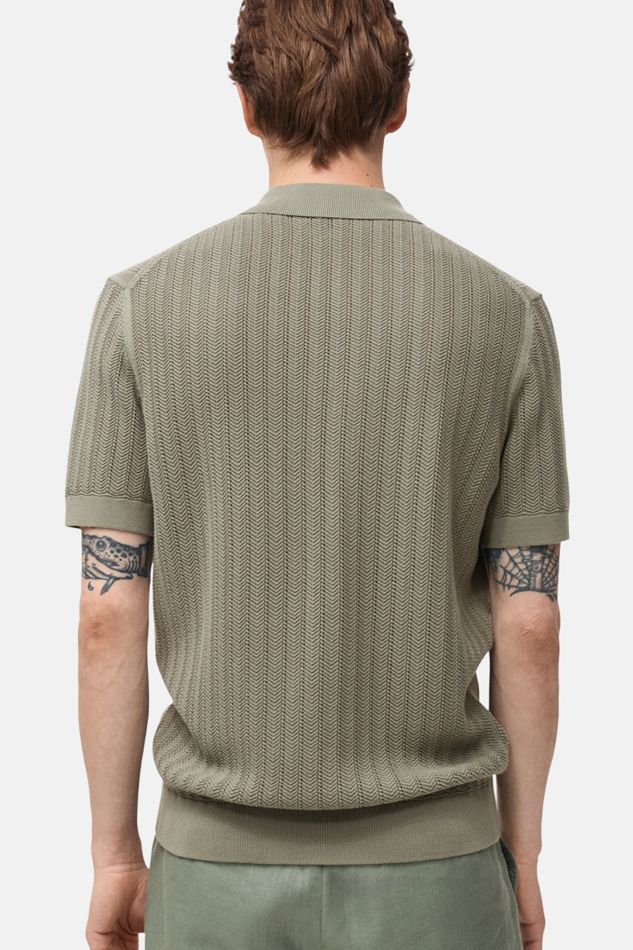 Chemise à manches courtes - Kaki - MANGO