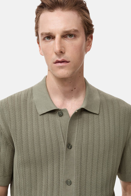 Chemise à manches courtes - Kaki