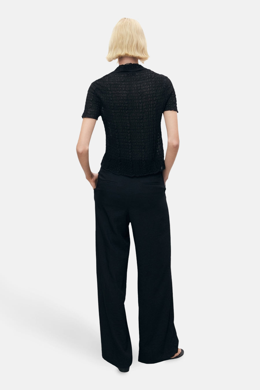 Pantalon - noir - MANGO - 3