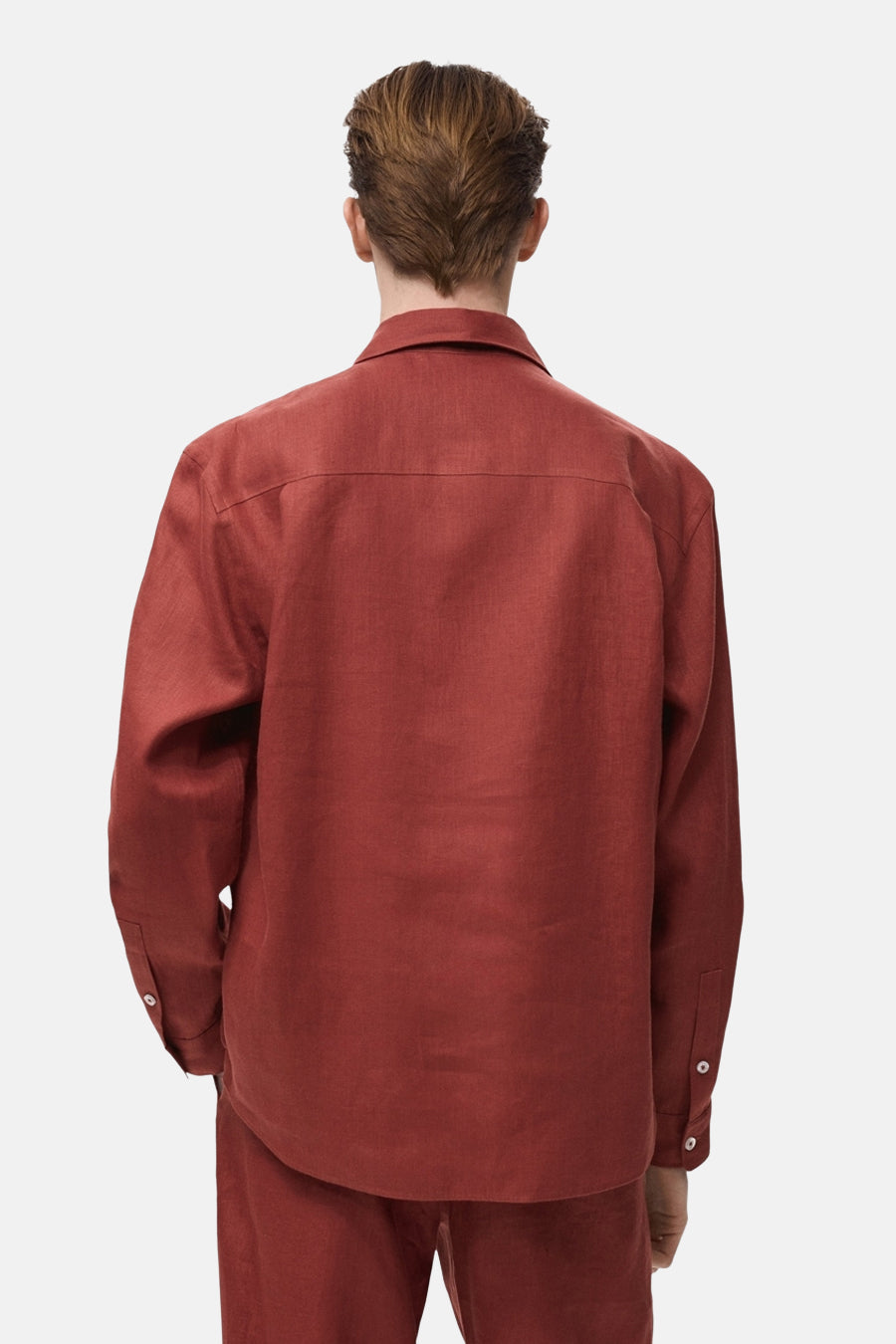 Chemise à manches longues - rouge - MANGO