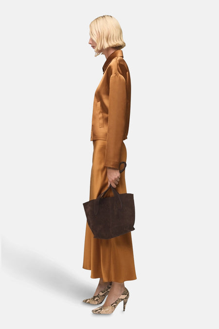 Jupe longue Brun - MANGO