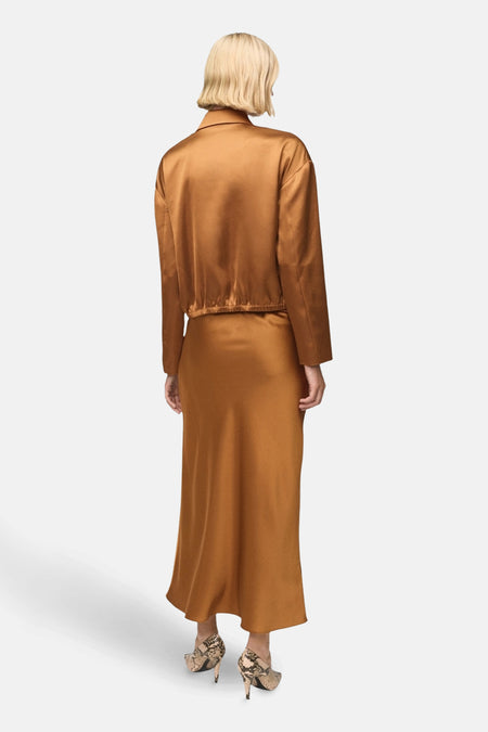 Jupe longue Brun - MANGO