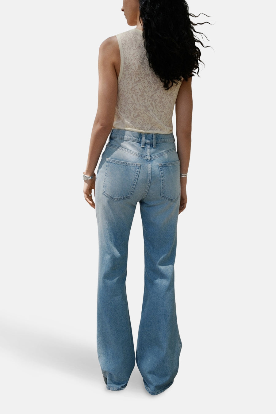 KAIRA - light blue denim - MANGO
