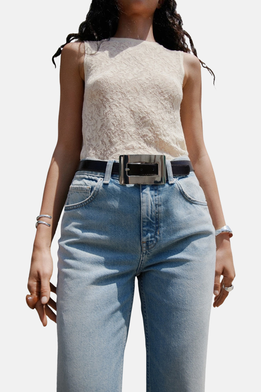 KAIRA - light blue denim - MANGO