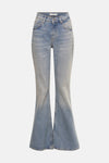 Jeans flared Light blue denim - MANGO