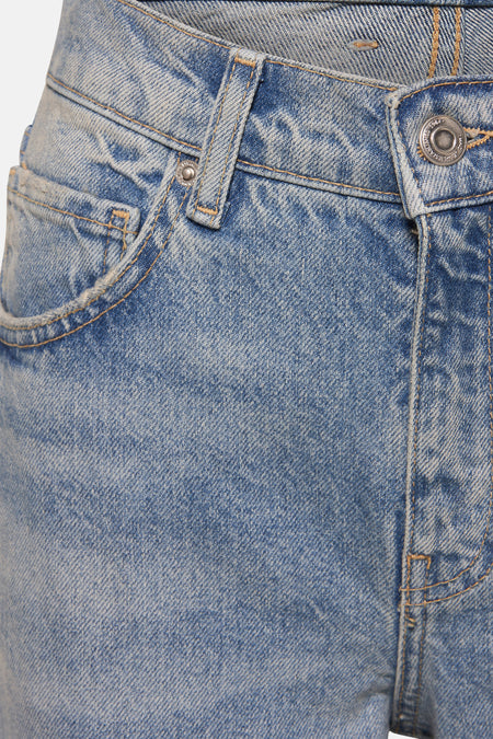 Jeans flared Light blue denim - MANGO