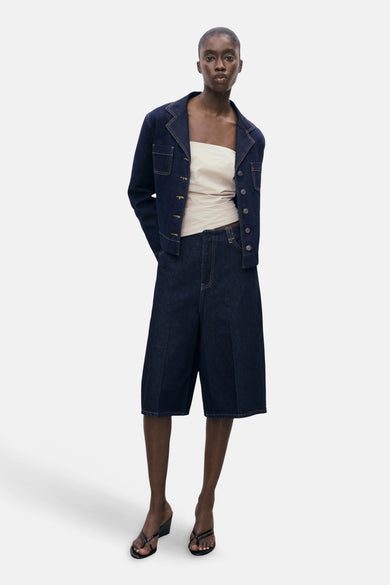 Bermuda - Dark blue denim