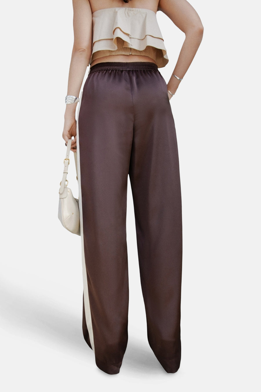 Pantalon - brun - MANGO