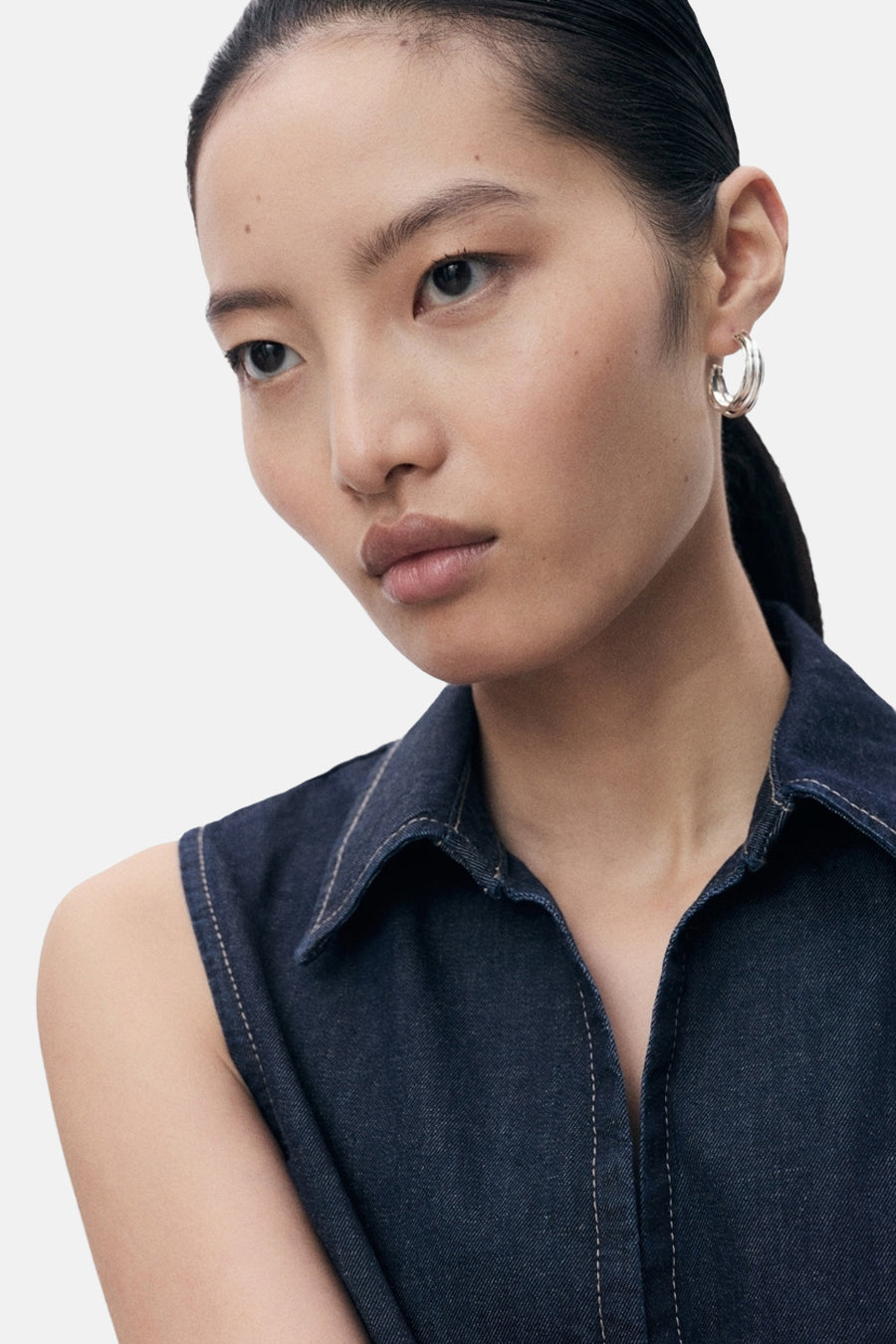 Chemisier - Dark blue denim - MANGO