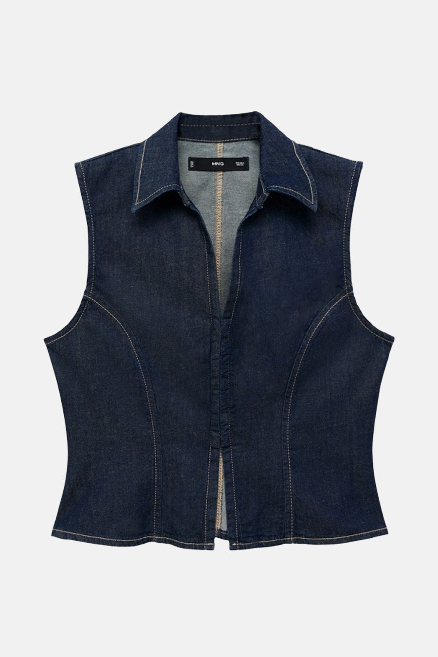 Chemisier - Dark blue denim - MANGO