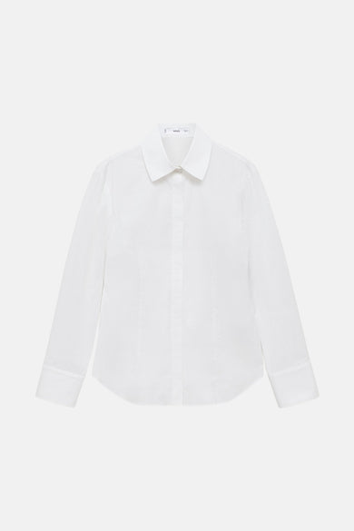 Chemise à manches longues - blanc