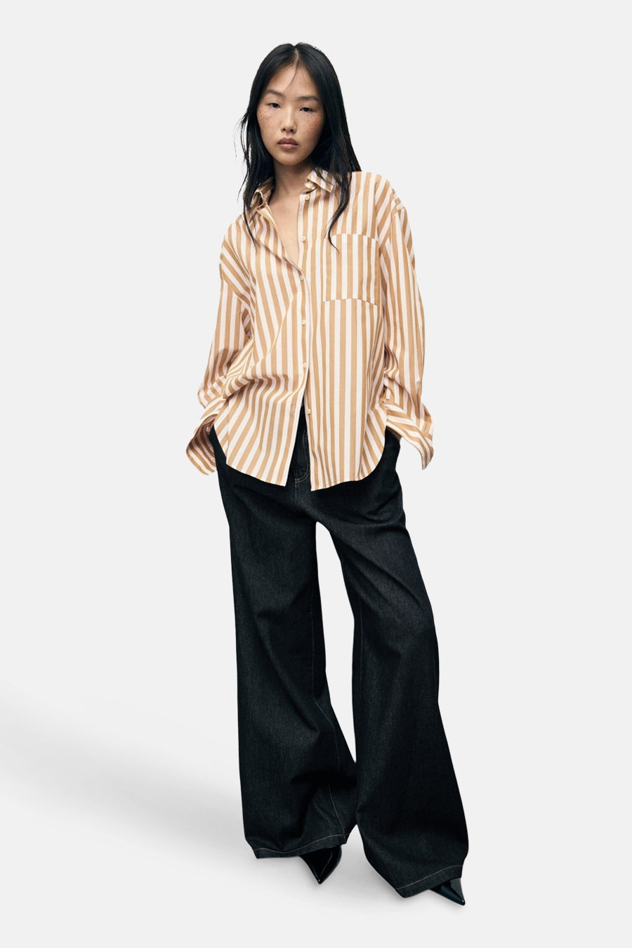 Chemise à manches longues - multicolore