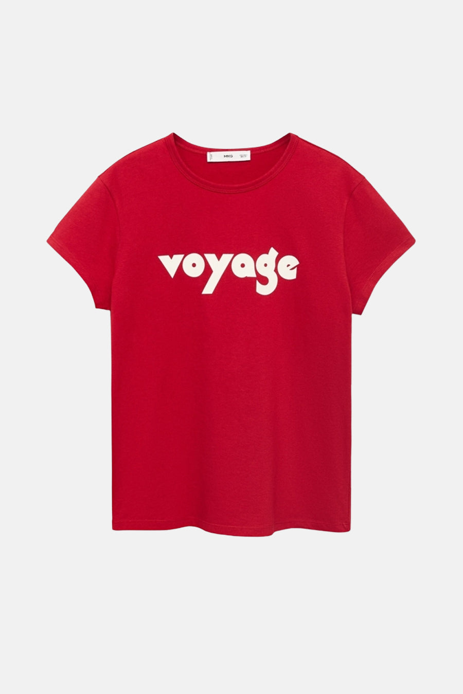 T-shirt à manches courtes - Rouge - MANGO - 6