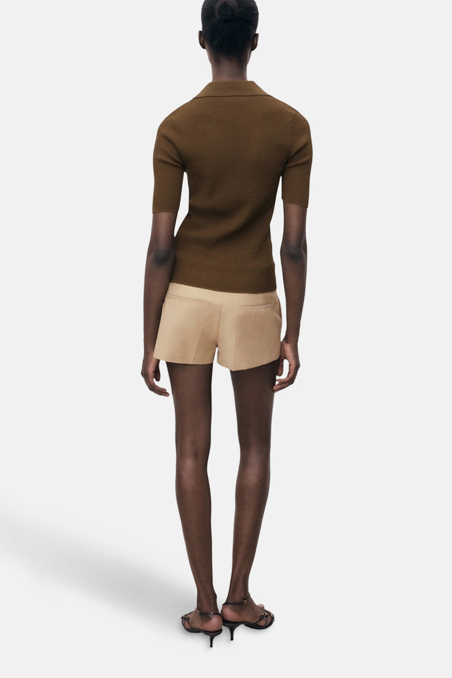 Polo à manches courtes - Kaki - MANGO - 3