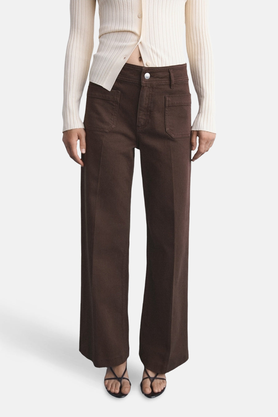 Jeans coloré - brun - MANGO