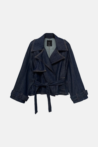 Veste - Dark blue denim - MANGO