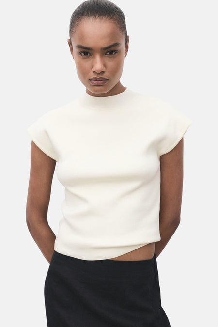 Top (sans manches) Blanc - MANGO