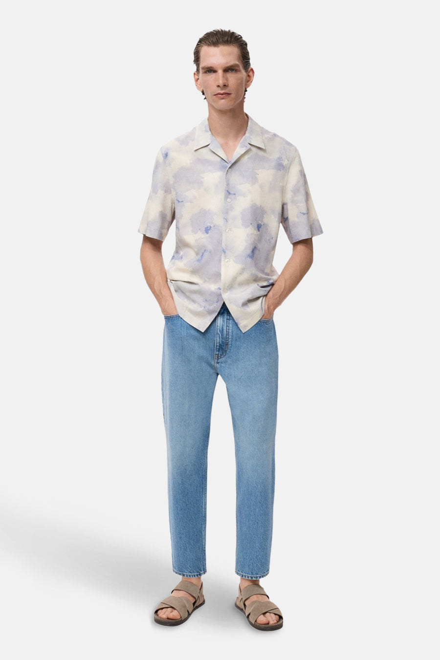 Chemise à manches courtes - multicolore