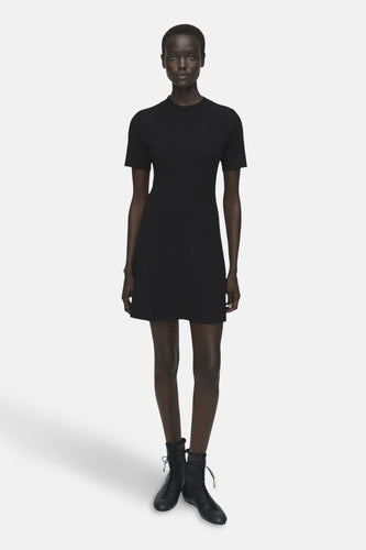Robe à manches courtes - noir