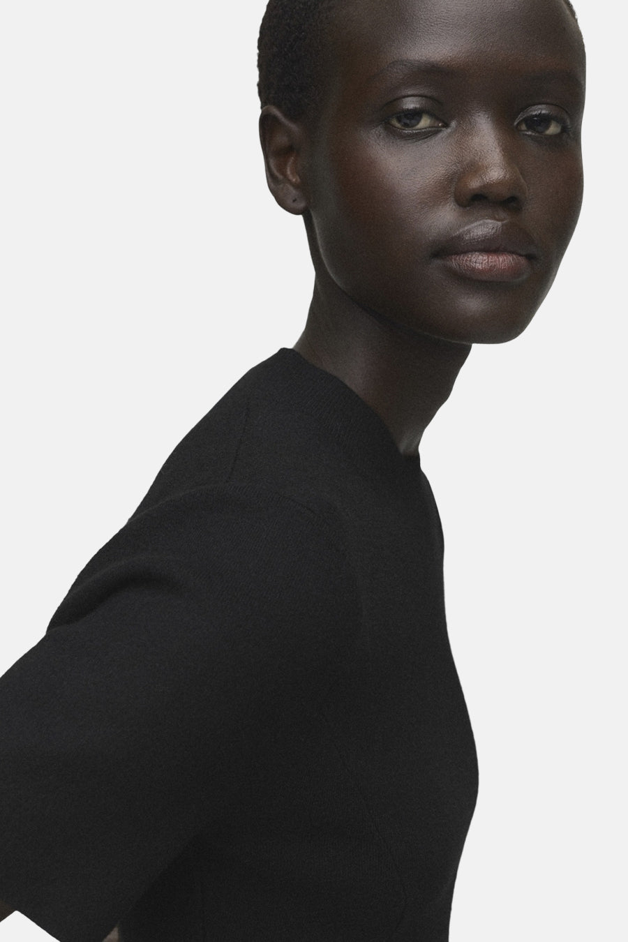 Robe à manches courtes - noir - MANGO - 4