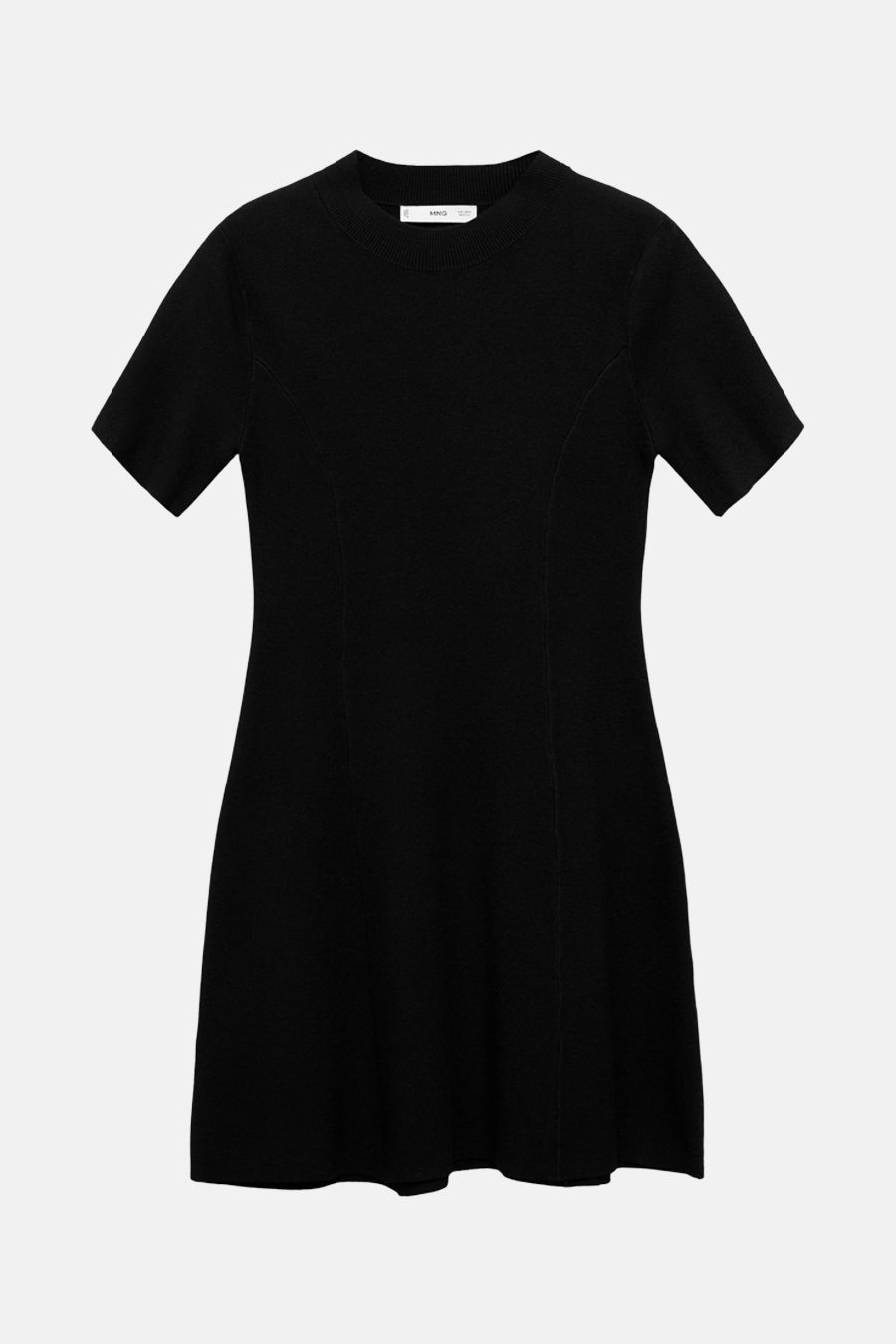 Robe à manches courtes - noir - MANGO - 6