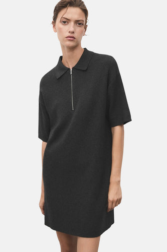 Robe à manches courtes - gris - MANGO