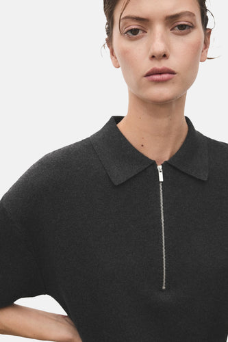 Robe à manches courtes - gris - MANGO