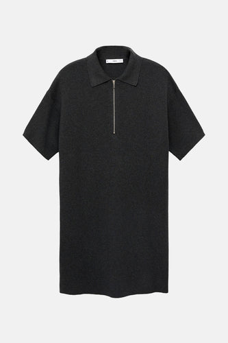 Robe à manches courtes - gris - MANGO