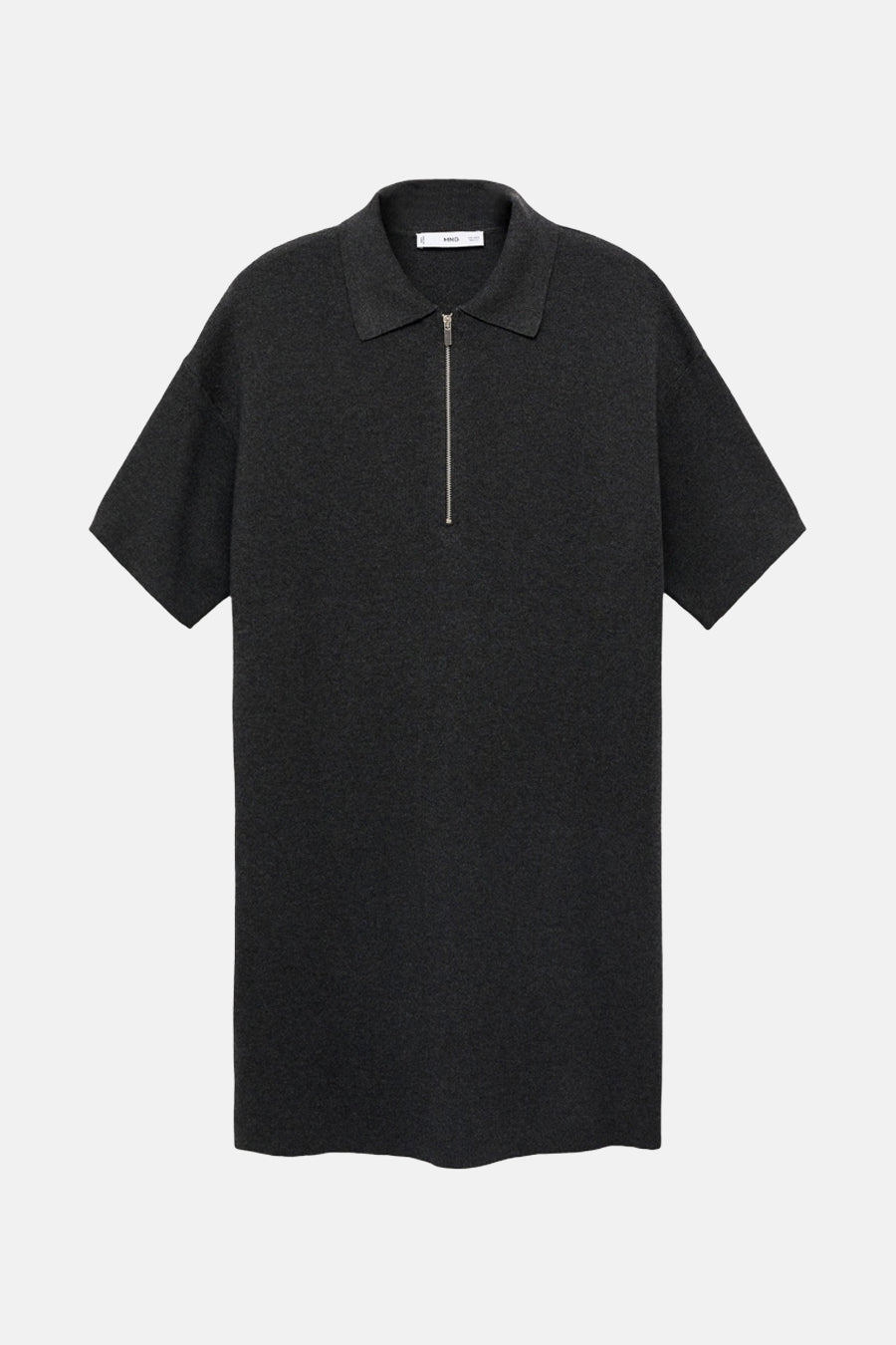 Robe à manches courtes - gris - MANGO