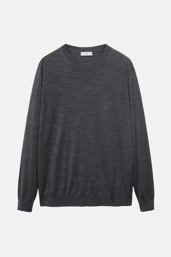 Pull à col rond - gris - MANGO - 6