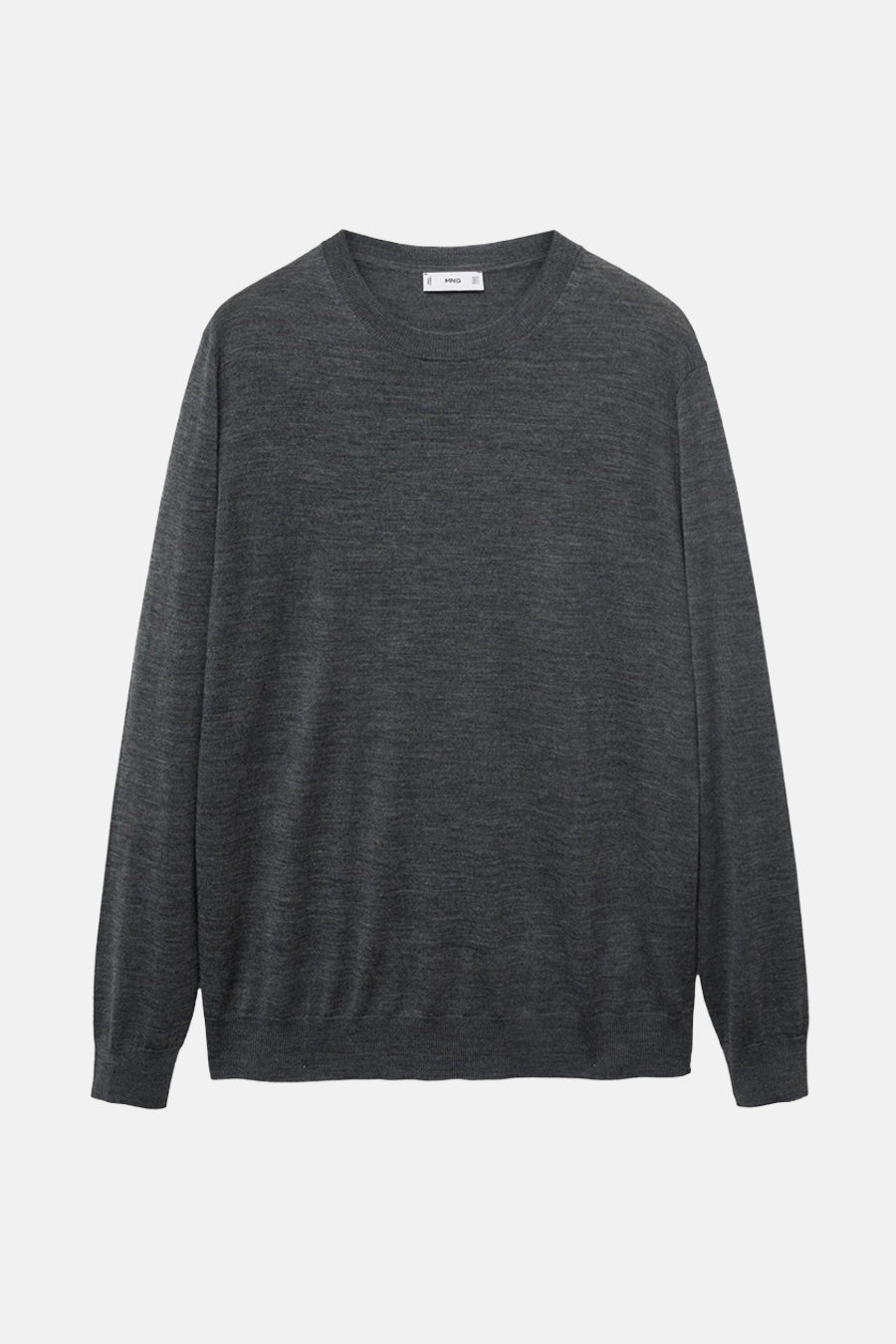 Pull à col rond - gris - MANGO - 6