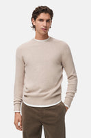 Pull col O beige - MANGO