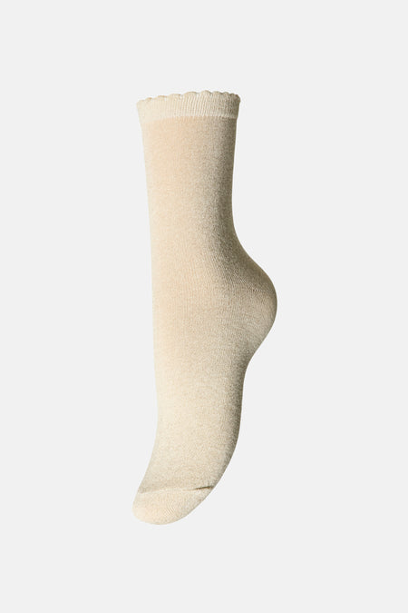 PCSEBBY GLITTER LONG 1 PACK SOCKS NOOS