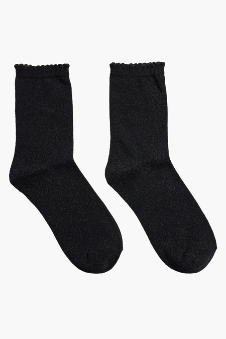 PCSEBBY GLITTER LONG 1 PACK SOCKS NOOS