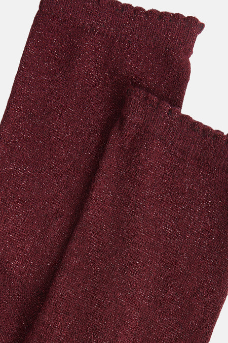 PCSEBBY GLITTER LONG SOCKS NOOS BC