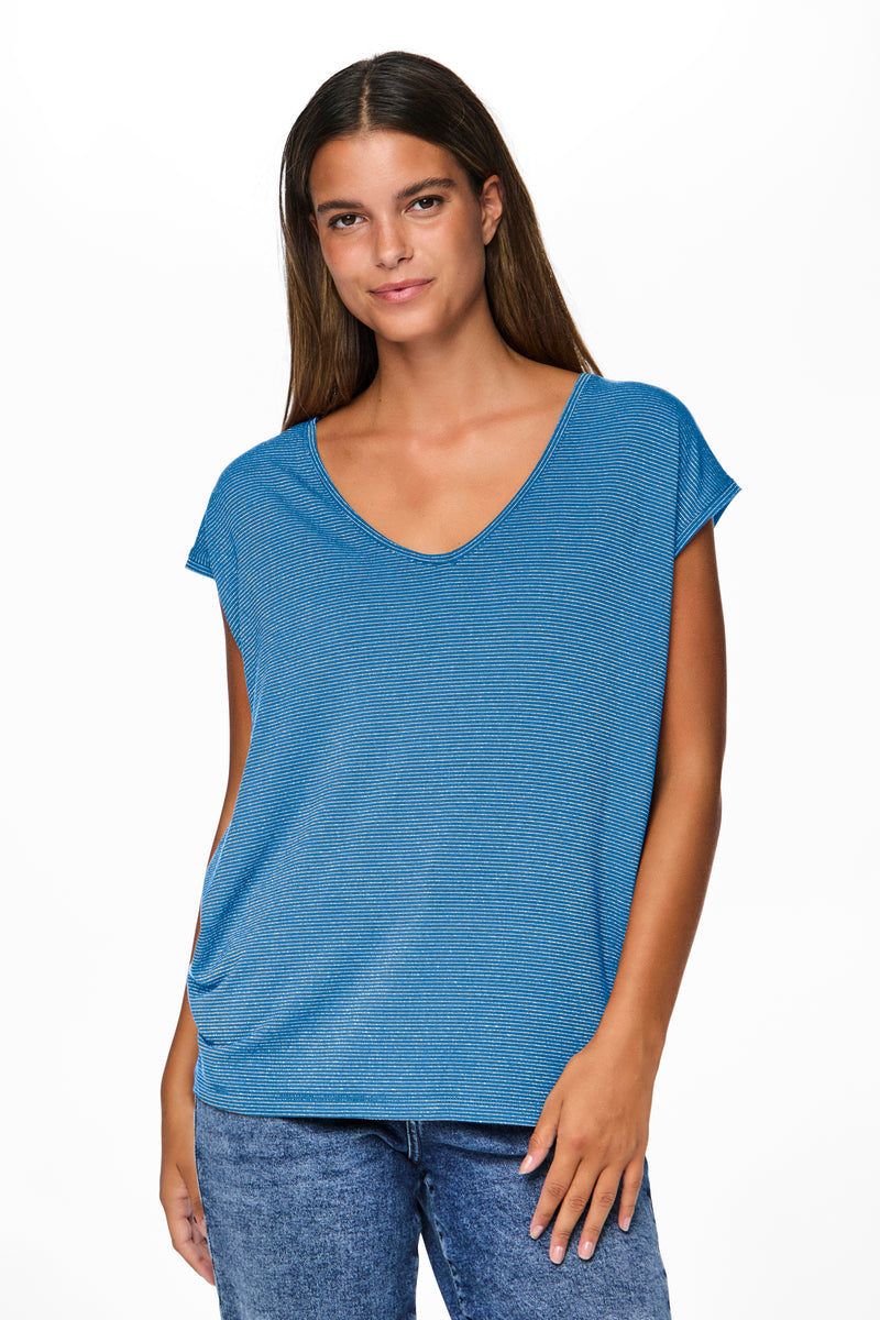 PCBILLO TEE LUREX STRIPES NOOS BC