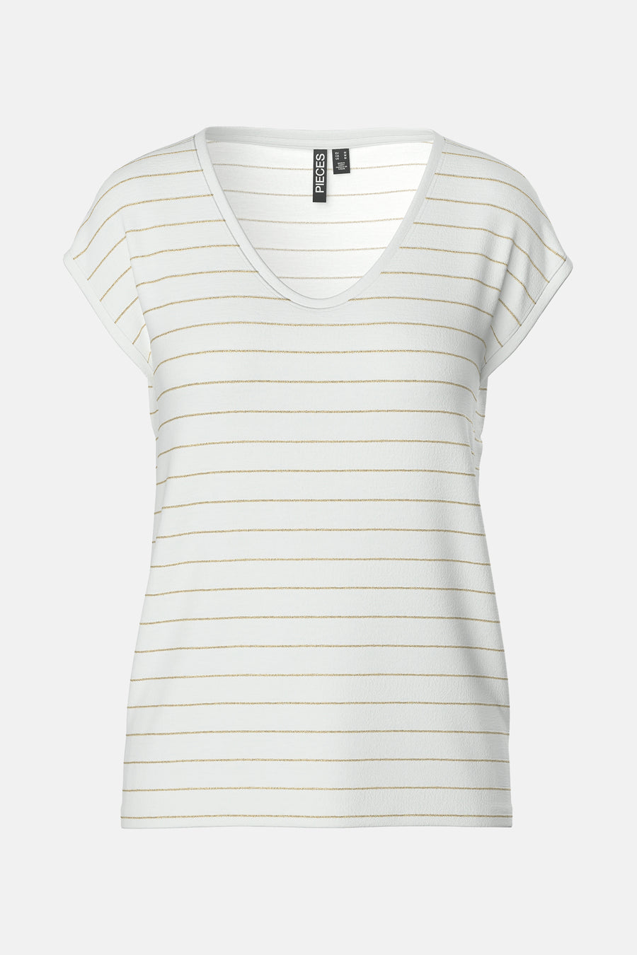 T-shirt à manches courtes - blanc - PIECES®