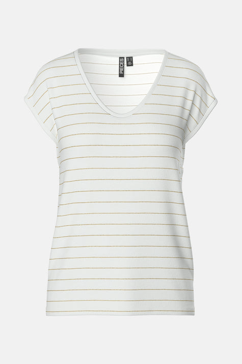 PCBILLO TEE LUREX STRIPES NOOS BC