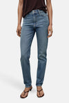 Mom Jeans Mid blue denim - MANGO