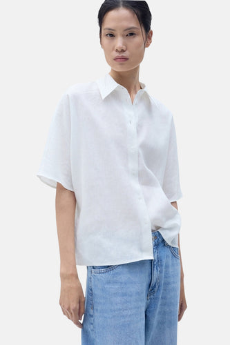 Chemise à manches courtes - blanc - MANGO