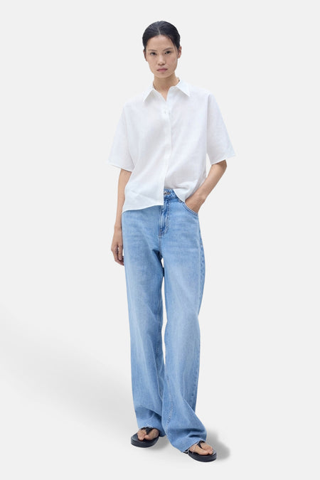 Chemisier (manches courtes) Blanc - MANGO
