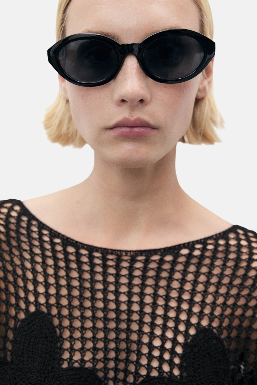 Pull à col rond - noir - MANGO