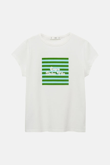 T-shirt à manches courtes - Blanc