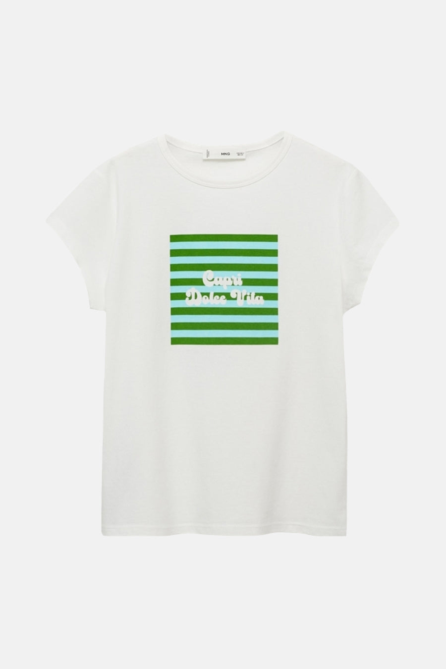 T-shirt à manches courtes - Blanc - MANGO