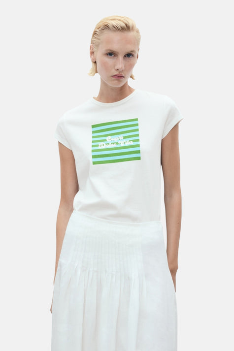 T-shirt à manches courtes - Blanc
