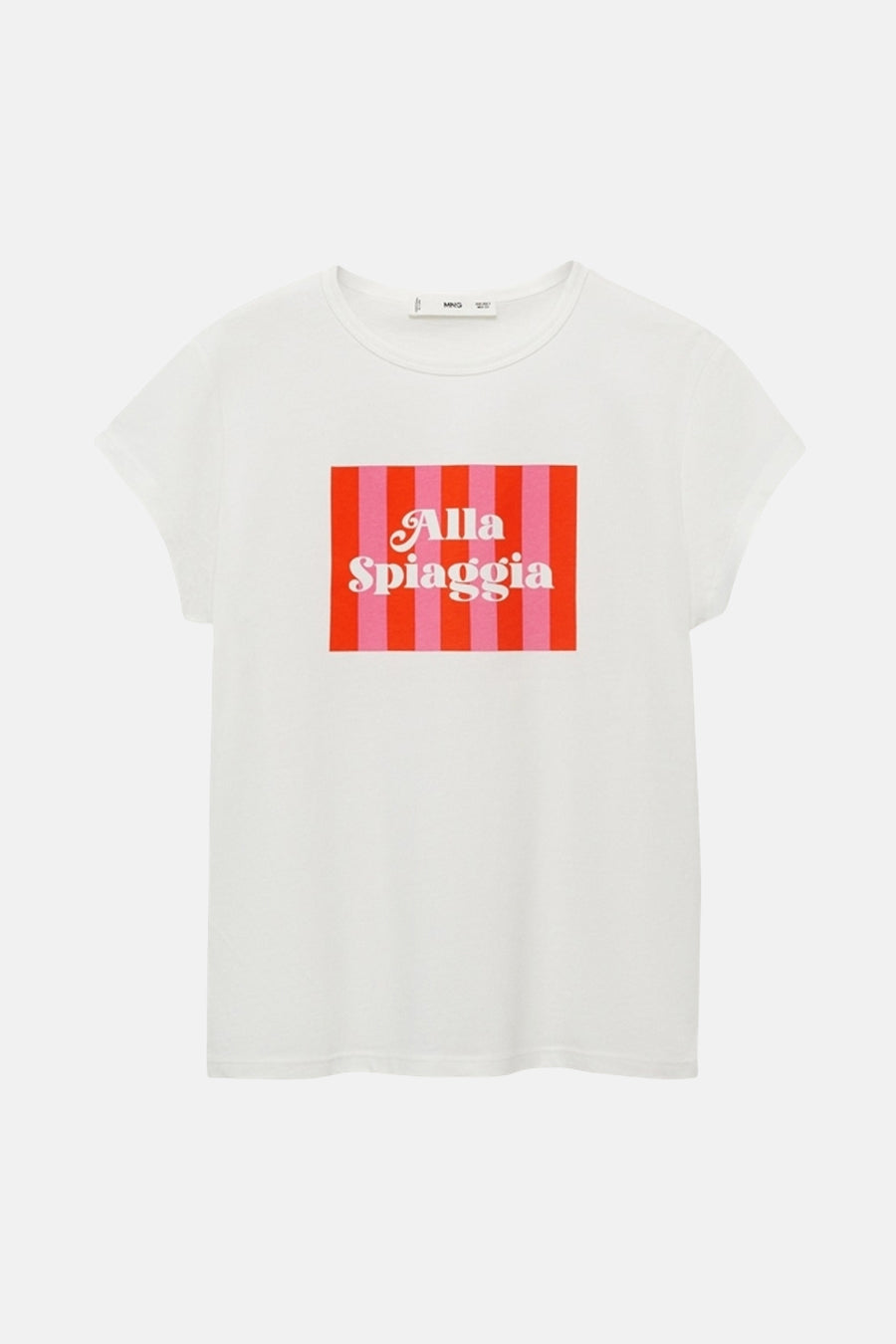 T-shirt à manches courtes - Blanc - MANGO