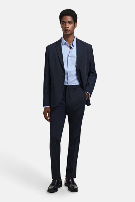 Chemise (manches longues) Bleu - MANGO