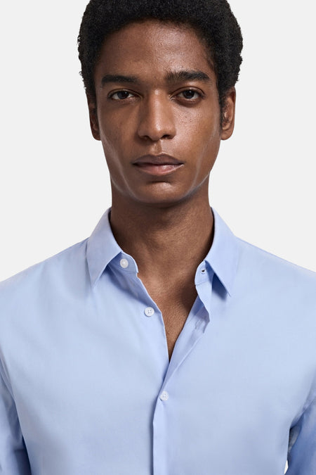 Chemise (manches longues) Bleu - MANGO