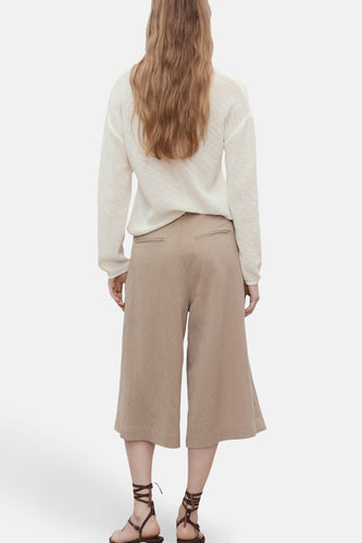 Pull à col en V - blanc - MANGO